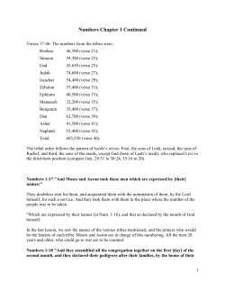 Numbers Chapter 1 Continued