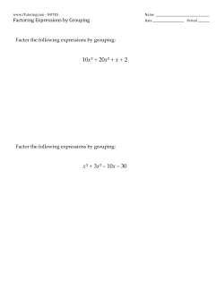 10x3 + 20x2 + x + 2 x3 + 3x2 &ndash; 10x &ndash; 30