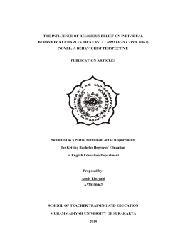 THE INFLUENCE OF RELIGIOUS BELIEF ON INDIVIDUAL