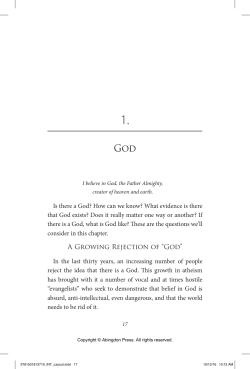 A Growing Rejection of &ldquo;God&rdquo;
