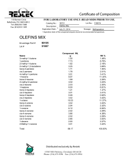 olefins mix