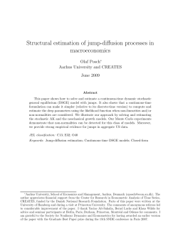Structural estimation of jump-diffusion processes in