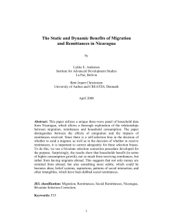 The Static and Dynamic Benefits of Migration and Remittances in