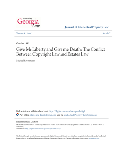 Give Me Liberty and Give me Death