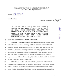 Bill No. 396-33 - Guam Legislature