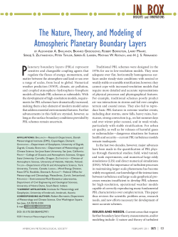The Nature, Theory, and Modeling of Atmospheric Planetary