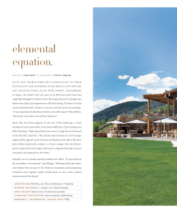 elemental equation. - Robert Singer Lighting