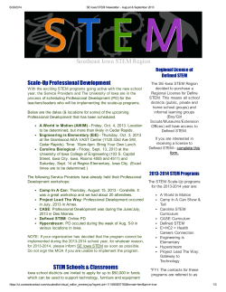 September 2013 Newsletter