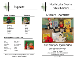 Literary Characters - North Lake County Public Library