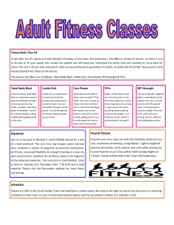 Tanya Gets You Fit Aquacise Schedule Pound Fitness