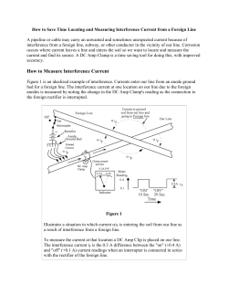 How to Measure Interference Current
