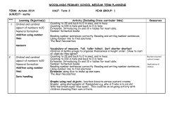 MEDIUM TERM PLANNING