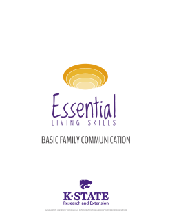 S134E Essential Living Skills: Basic Family Communication