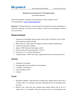 1 Standard 4-hours Chromium-51 (51Cr) Release Assay Julie