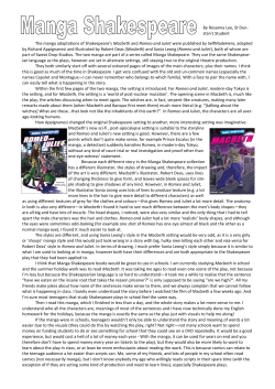 manga shakespeare article by R Lee.pub