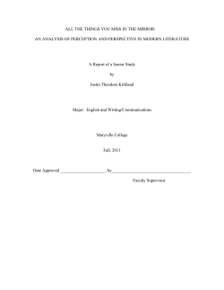 Thesis - Maryville College