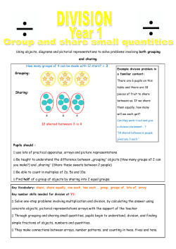 Division Methods - St Matthews Prudhoe