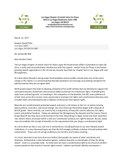 SB 26_Letter_Las Vegas Chapter of Jewish Voice for Peace