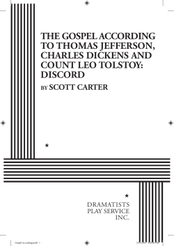 the gospel according to thomas jefferson, charles dickens and count
