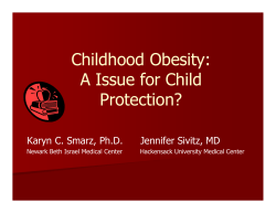 Childhood Obesity: A Issue for Child Protection?