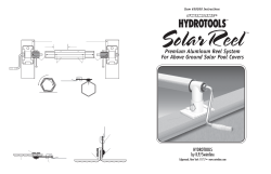Premium Aluminum Reel System For Above Ground Solar Pool
