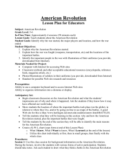 American Revolution - Scene-A-Rama