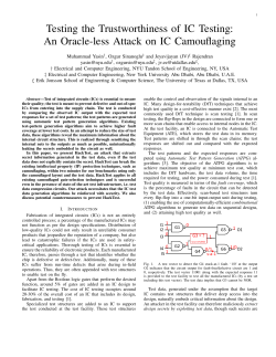 Testing the Trustworthiness of IC Testing