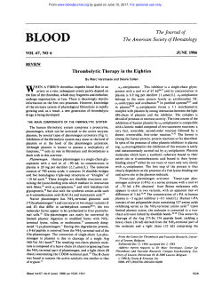 plasmin - Blood Journal