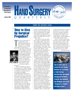 Autumn - American Association for Hand Surgery