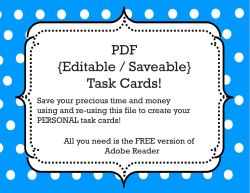 Task Cards - Goad Science
