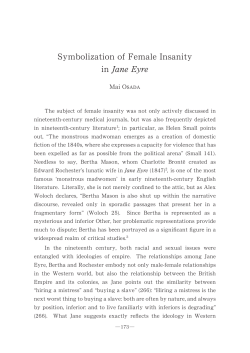 Symbolization of Female Insanity in Jane Eyre