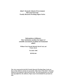 Information as Influence: How Institutions Mediate the Impact of