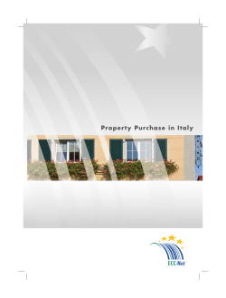 Property Purchase in Italy