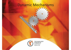 Dynamic Mechanisms