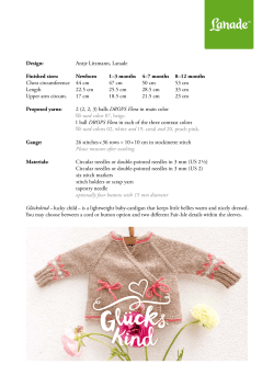 Design: Antje Litzmann, Lanade Finished sizes: Newborn 1&ndash;3