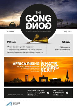 AFRICA RISING - Advertising Association of Ghana