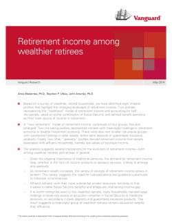 Retirement income among