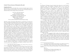 Comfort Women: Systems of Domination Revealed