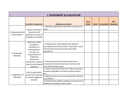 Evaluation Form for Clinical Case Presentations for Comprehensive
