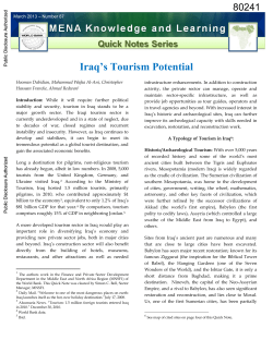 Iraq`s Tourism Potential