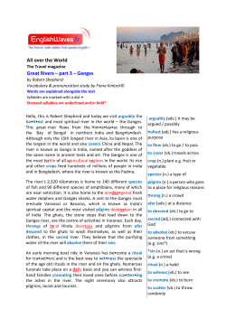 over the World Great Rivers &ndash; part 3