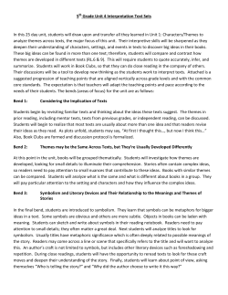 5th Grade Unit 4 Interpretation Text Sets