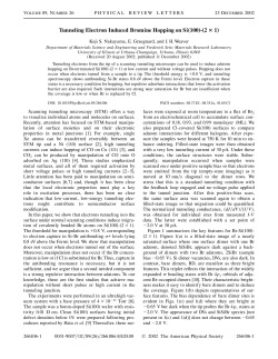 Tunneling electron induced Br hopping on Si(100