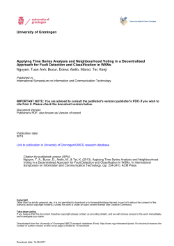 Applying Time Series Analysis and Neighbourhood Voting in