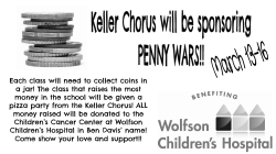 Each class will need to collect coins in a jar! The class that raises the