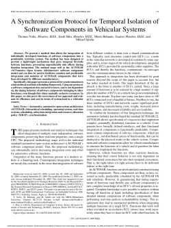 A Synchronization Protocol for Temporal Isolation of Software