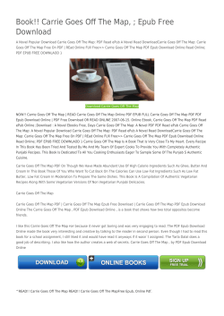 READ!! Carrie Goes Off The MapFree Epub