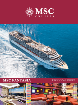 msc fantasia - MSC Press Area