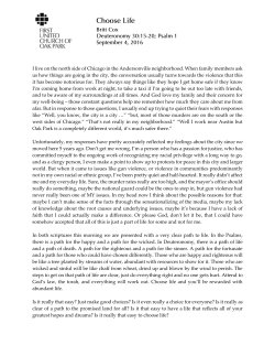 I live on the north side of Chicago in the Andersonville