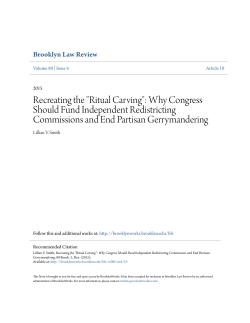 Recreating the "Ritual Carving": Why Congress